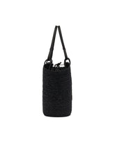 Black Anagram Basket Bag | PDP | Antonia