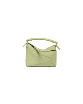 Green Mini Puzzle Bag | PDP | Antonia