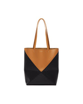 Multicolor Puzzle Fold Tote | PDP | Antonia