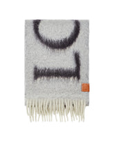 Mohair Logoed Scarf | PDP | Antonia