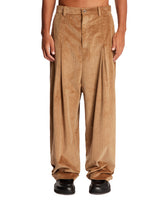 Brown Low Crotch Trousers | PDP | Antonia