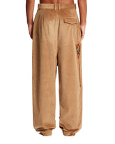 Brown Low Crotch Trousers | PDP | Antonia