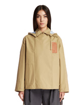 Beige Hooded Parka Jacket - Loewe women | PLP | Antonia