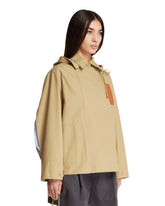 Beige Hooded Parka Jacket | PDP | Antonia