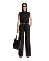 Black Elasticated Trousers - Women's trousers | PLP | dAgency