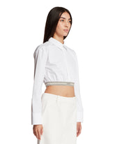 Camicia Cropped Bianca | PDP | Antonia