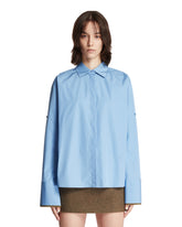 Blue Cotton Shirt | PDP | Antonia