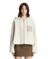 White Shearling Jacket | PDP | Antonia