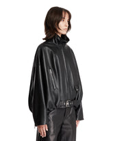 Black Nappa Balloon Jacket | PDP | Antonia