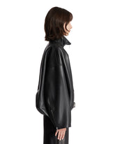 Black Nappa Balloon Jacket | PDP | Antonia