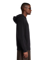 Black Merano Cashmere Hoodie | PDP | Antonia