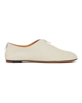 White Floaty Flat Loafers | PDP | Antonia