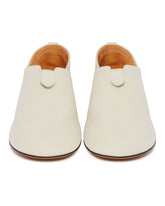 White Floaty Flat Loafers | PDP | Antonia