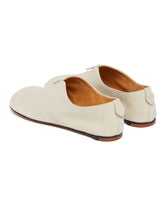 White Floaty Flat Loafers | PDP | Antonia