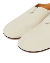 White Floaty Flat Loafers | PDP | Antonia