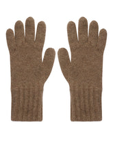 Brown Loro Cashmere Gloves | PDP | Antonia