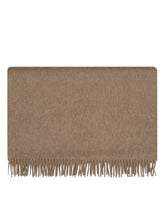 Brown Cashmere Scarf - Men's scarves | PLP | Antonia