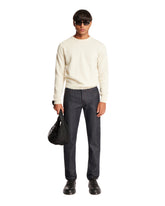 White Loro Crew Neck Sweater - LORO PIANA | PLP | Antonia