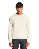 White Loro Crew Neck Sweater - LORO PIANA | PLP | Antonia