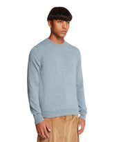 White Loro Crew Neck Sweater | PDP | Antonia