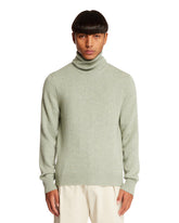 Green Turtleneck Sweater - LORO PIANA | PLP | Antonia