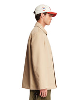 Beige Caban Yudaki Jacket | PDP | Antonia