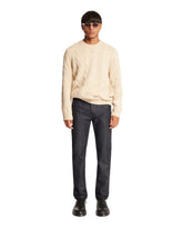 Beige Cable-Knit Sweater - LORO PIANA | PLP | Antonia