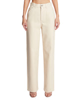 Beige Straight Leg Pants | PDP | Antonia