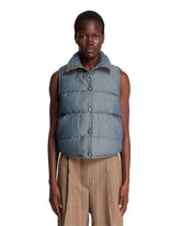 Blue Lance Puffer Vest - Women's vests | PLP | Antonia