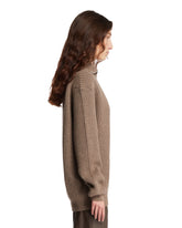 Brown Cashmere Fobello Jumper | PDP | Antonia