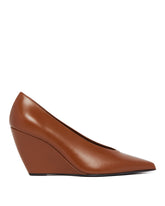 Brown Viola High Wedge Pumps - Loro piana women | PLP | Antonia