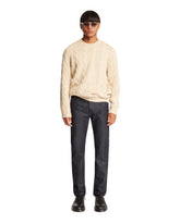 Blue Denim Trousers - Bottega Veneta men | PLP | Antonia