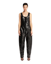 Black Eco-Leather Jumpsuit - Women's jumpsuits | PLP | Antonia