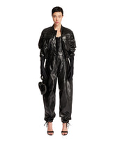 Black Eco-Leather Jumpsuit - Women's jumpsuits | PLP | Antonia