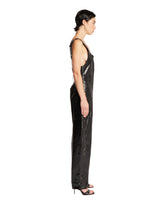 Black Eco-Leather Jumpsuit | PDP | Antonia