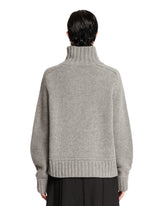 Gray High Neck Sweater | PDP | Antonia