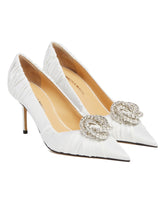 White Galaxy 85 Pumps | PDP | Antonia