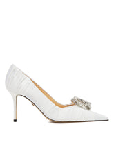 White Galaxy 85 Pumps | PDP | Antonia