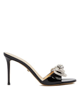 Black Double Bow Mules - MACH & MACH WOMEN | PLP | Antonia