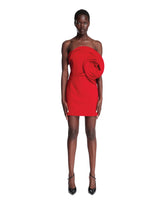 Sculptural Rose Mini Dress - MAGDA BUTRYM WOMEN | PLP | Antonia