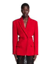 Red Hourglass Blazer | PDP | Antonia