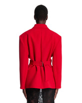 Red Hourglass Blazer | PDP | Antonia