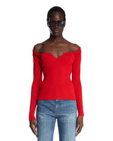 Red Bustier Top - MAGDA BUTRYM WOMEN | PLP | Antonia