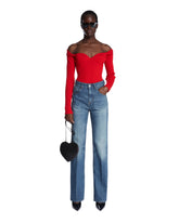 Red Bustier Top - MAGDA BUTRYM WOMEN | PLP | Antonia