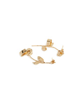 Silver Rose Gold-Plated 925 Cuff Earrings | PDP | Antonia