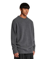 Gray Wool Four Stitch Sweater | PDP | Antonia