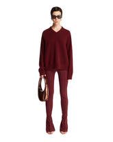 Pullover Con Scollo A V Rosso - MAISON MARGIELA DONNA | PLP | Antonia