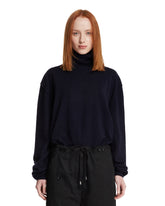 Blue Turtleneck Bodysuit - Women's knitwear | PLP | Antonia