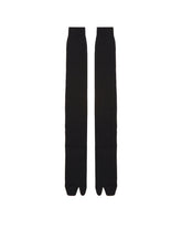 Black Wool Long Tabi Socks - MAISON MARGIELA | PLP | Antonia