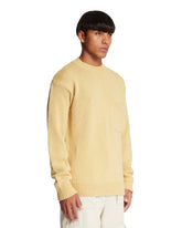 Yellow Chest Pocket Sweater | PDP | Antonia